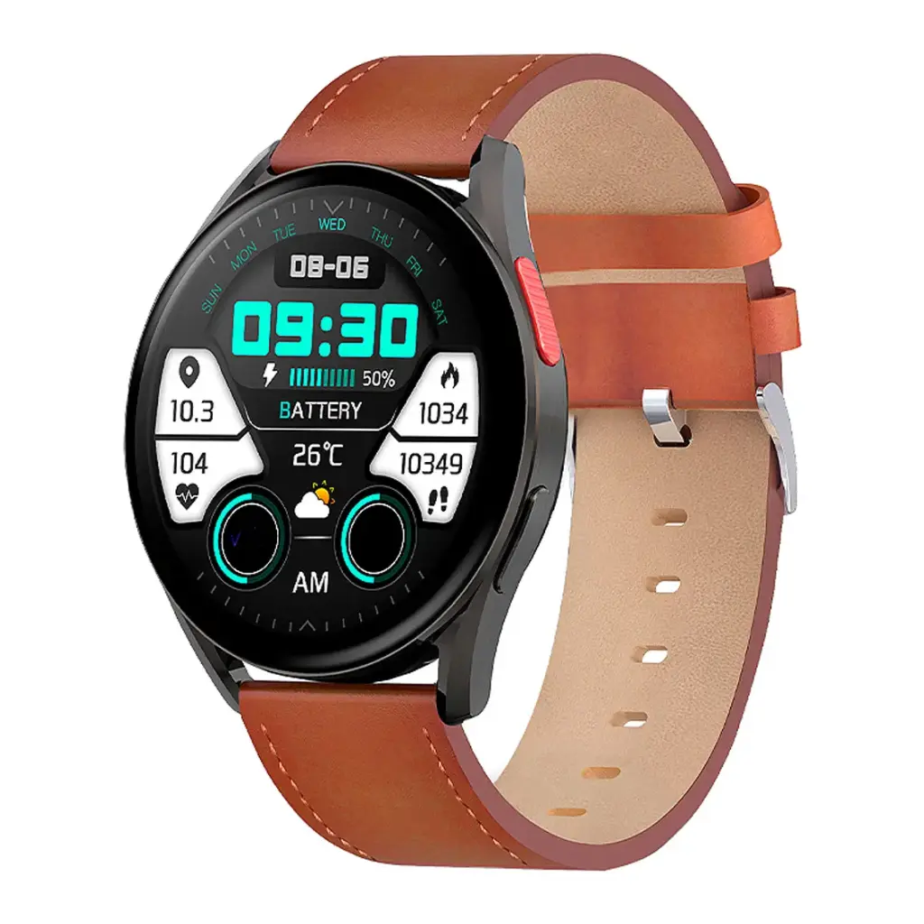 Reloj inteligente TEROS TE-8081B, 1.43" AMOLED, IP68, bluetooth 5.3