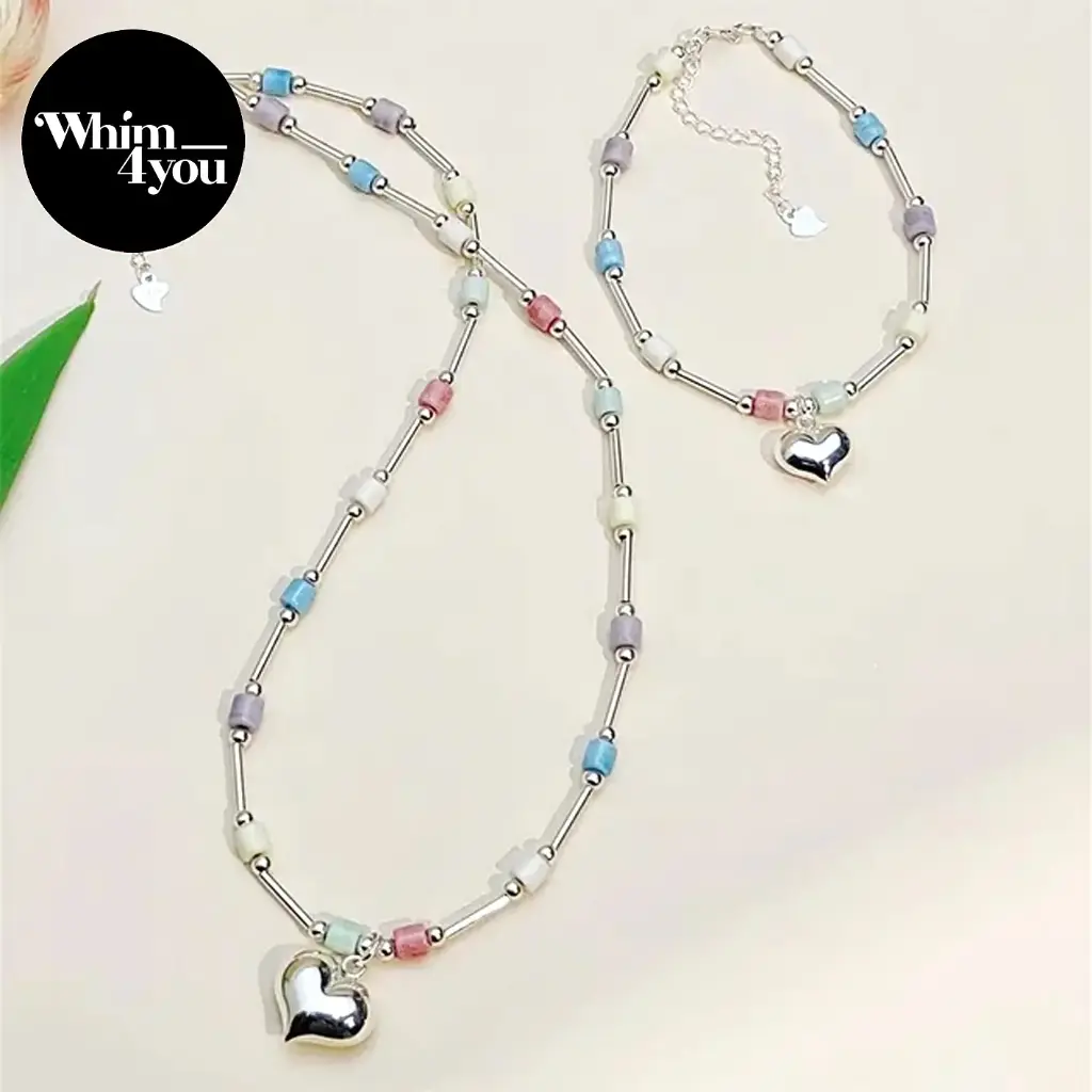 Collar Pulsera Alxa Love Natural