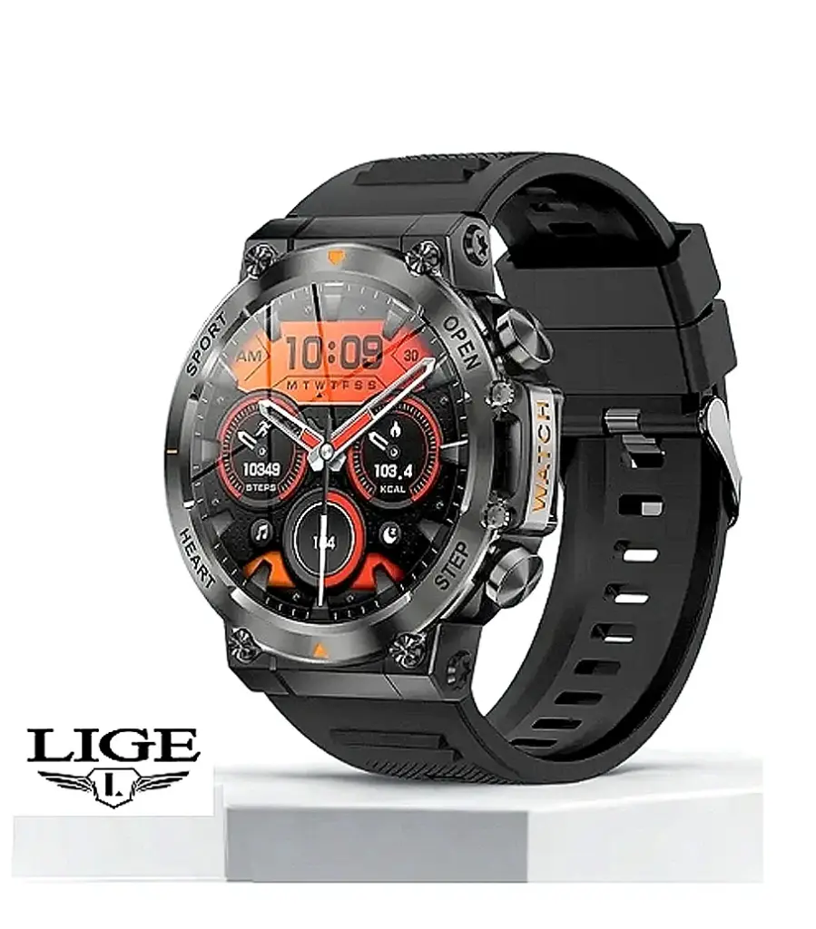 Reloj Sport Smart Watch LIGE 1.39" Correa de Silicona