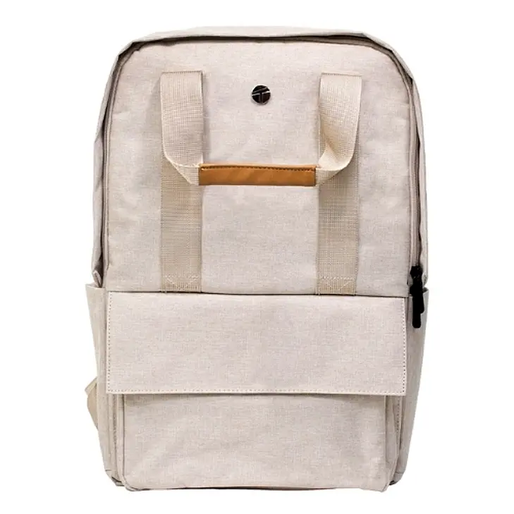 Backpack TEROS CITY II Beige TE-9026BG, para notebooks de hasta 15.6"