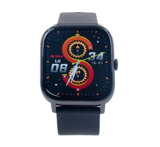 [THSW1011] Reloj inteligente TEROS TE-8084N, 1.85" AMOLED, IP68, bluetooth 5.3, Negro